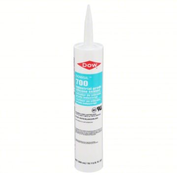 Caulk Silicone 10oz White Dow
