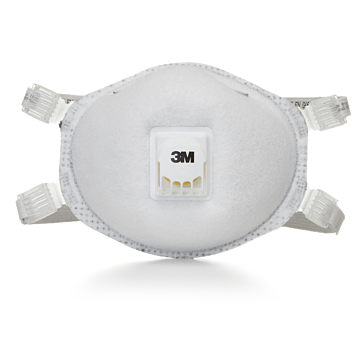 3M Particulate Respirator 8214, N95, with Faceseal and Nuisance Level Organic Vapor Relief 80 EA/Case