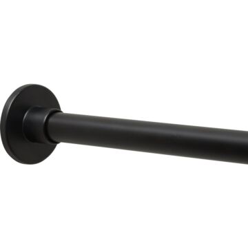 Zenna Home SS Shower Tension Rod (Matte Black)