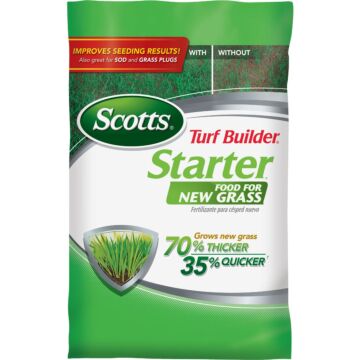 Scotts Turf Builder 42 Lb. 14,000 Sq. Ft. 24-25-4 Starter Fertilizer For New Lawns