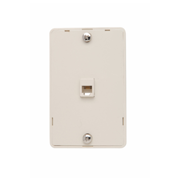 Pass & Seymour Modular Wall Mount Telephone Jack for Hanging Phones