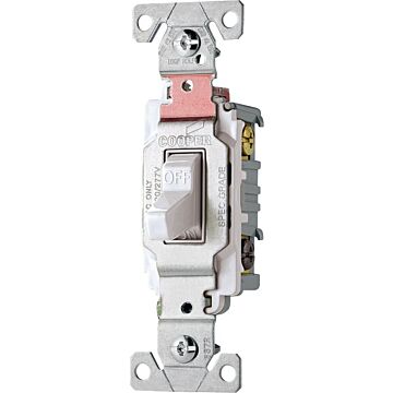 SWITCH TOGGLE QUIET 3WY20A WHT