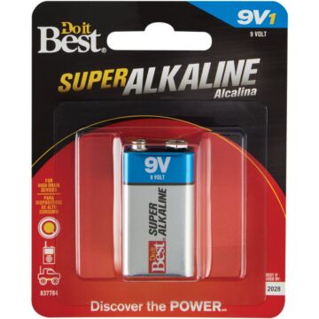 Do it Best 9V Single Pack Alkaline Battery