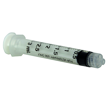 Ideal Instruments 3 cc Polypropylene Material Clear Color Luer-Lock Disposable Syringe