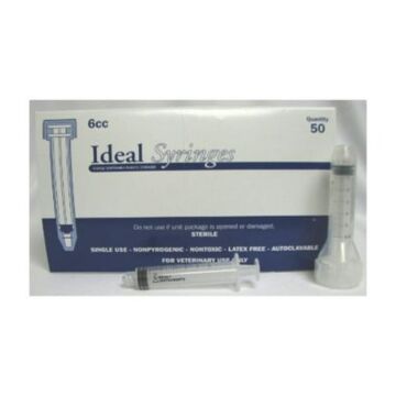 Ideal Instruments® 6 mL Disposable Syringe