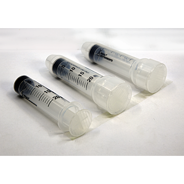 Ideal Instruments 20 cc Polypropylene Material Clear Color Luer-Slip Disposable Syringe