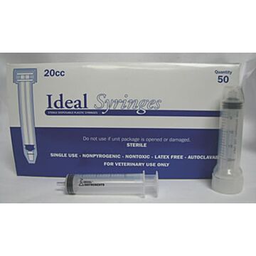 Ideal Instruments® 20 mL Container Size Sterile Sterile/Non-Sterile Disposable Syringe