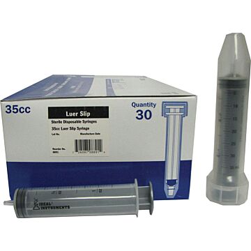 Ideal Instruments® 35 cc Disposable Syringe