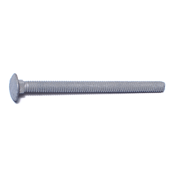 1/4"-20 x 3-1/2" Hot Dip Galvanized Grade 2 / A307 Steel Coarse Thread Carriage Bolts