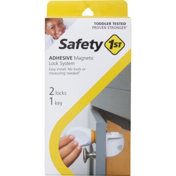 Safety 1st Adhesive Magnetic Lock System (2-Lock Set)