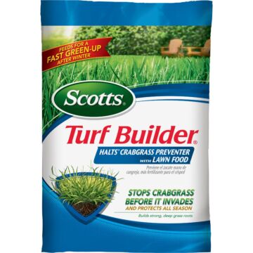Scotts Turf Builder 13.35 Lb. 5000 Sq. Ft. 30-0-4 Lawn Fertilizer with Halts Crabgrass Preventer