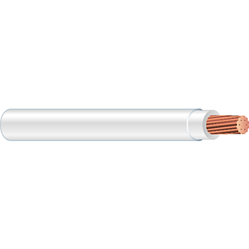 Southwire #8 THHN Stranded Electrical Wire White
