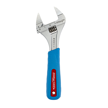 Channellock 8" Adj Wrench, SlimJaw,WIDEAZZ®,CODE BLUE®