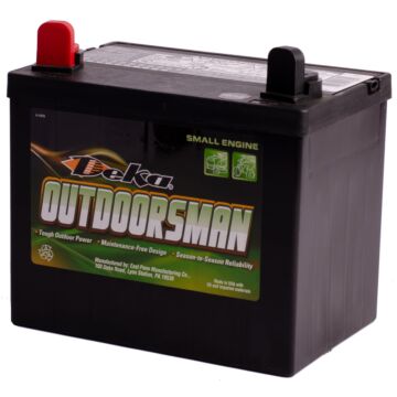 Deka Outdoorsman 12V Lawn & Garden 230 CCA Small Engine Battery, Left Front Positive