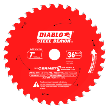 Diablo Tools freud® 7 in Cermet II Cermet II Circular Saw Blade
