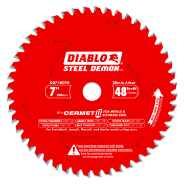 Diablo Tools freud® 7 in Cermet II Cermet II Circular Saw Blade