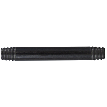 1/4 X 12 BLACK STEEL NIPPLE