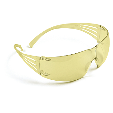 3M SecureFit Protective Eyewear SF203AF, Amber Lens, 20 ea/Case
