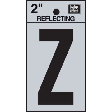 Hy-Ko Vinyl 2 In. Reflective Adhesive Letter, Z