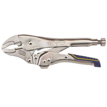 Irwin IRWIN Vise-Grip Locking Pliers, Fast Release, Curved Jaw With Wire Cutter, 10-Inch