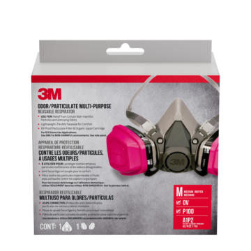 3M ™ Household Multi-purpose Respirator, 65021H1-DC, 1 each/pack, 4 packs/case