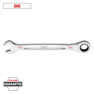 Milwaukee 13/16" SAE Ratcheting Combo Wrench