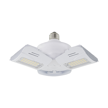 Satco 60 Watt LED Utility Light 4000K - Medium base - Adjustable Beam Angle - 100-277 Volt
