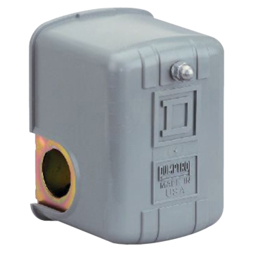 Schneider Electric Square D Pumptrol, water pump switch 9013FR, adjust diff., 40 20 PSI, reverse action