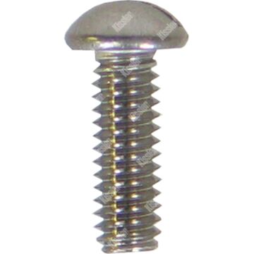 Kissler #8-32 Brass Polished Chrome Round Head Handle Screw