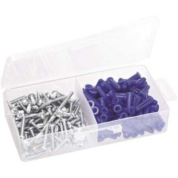 Titan™ 3/16 x 7/8 in Plastic Anchor Kit