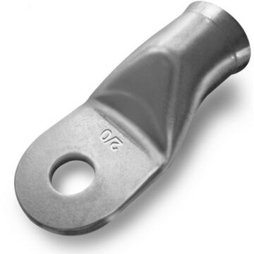 FTZ Industries 8 AWG Copper Tin Plated Non-Insulated Heavy Duty Ring Terminal Lug