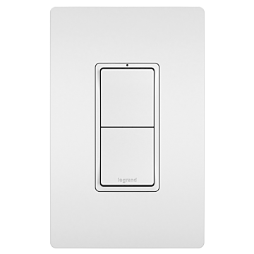 Pass & Seymour radiant® Two Single-Pole Switches, White