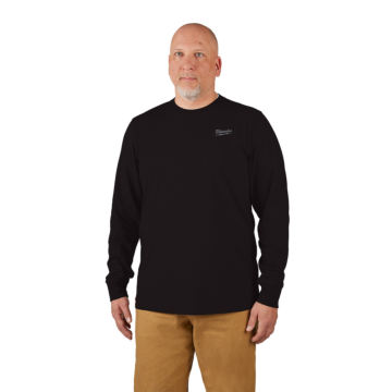 Milwaukee FREEFLEX™ Hybrid Work Tee - Long Sleeve - Black