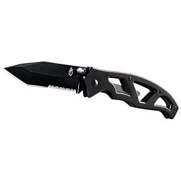 GERBER 31-001731 Folding Knife, 2.88 in L Blade, 7Cr17MoV Stainless Steel Blade, 1-Blade, Black Handle
