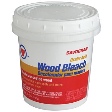 SAVOGRAN 10501 Wood Bleach, 12 oz, Crystalline Solid, White