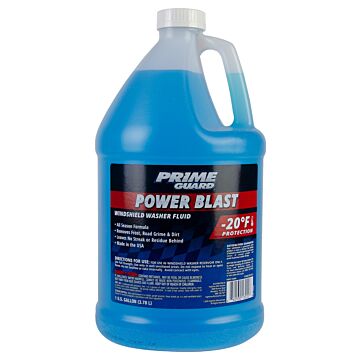 PRIME GUARD Power Blast Windshield Washer Fluid w/ Antifreeze - 1 gal