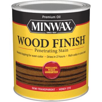 Minwax Wood Finish Penetrating Stain, Honey, 1 Qt.