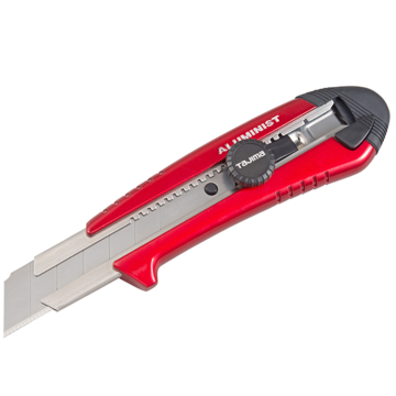 Rock Hard Aluminist®, dial lock blade lock, 3 x Rock Hard Blade™, red
