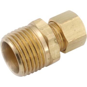 Anderson Metals 3/16 In. x 1/4 In. Brass Male Union Compression Adapter