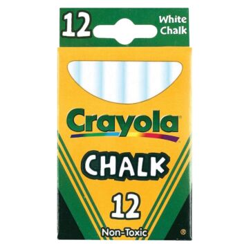 Crayola White Chalk (12-Count)