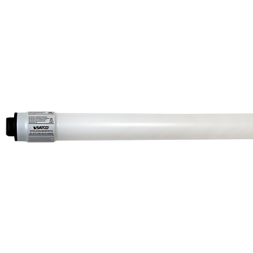 Satco 43 Watt T8 LED - 6500K - Recessed Double Contact base - 50000 Average rated hours - 5500 Lumens - Type B - Ballast Bypass - Double Ended Wiring