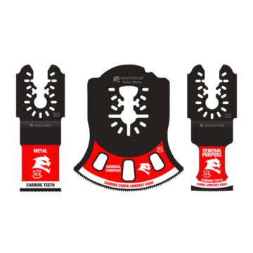 3 pc Universal Fit Carbide Oscillating Blade Set (3-Piece)