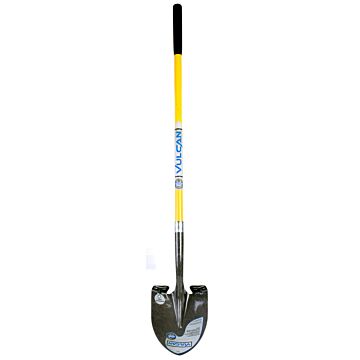 Vulcan Round Point Shovel with Cushion Grip Fiberglass Handle