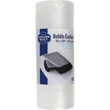 Square Built Thick Bubble Cushion Wrap - 20 in. x 30 ft x 3/16 in.
