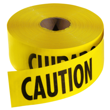1000 Ft. Yellow Barricade Tape-Caution