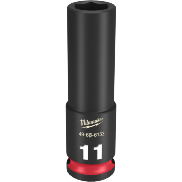 Milwaukee SHOCKWAVE™ Impact Duty 3/8" Drive 11MM Deep 6 Point Socket