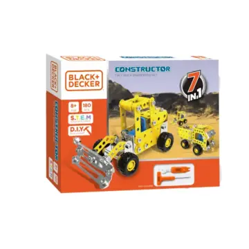 Constructor 8+ 180 Pieces Constructor 7-in-1 Trucks Toy Set
