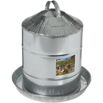 Little Giant Products Farm-Tuff 5 Gal. Galvanized Poultry Fountain