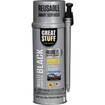 GREAT STUFF Great Stuff Smart Dispenser 12 Oz. Black Multipurpose Sealant