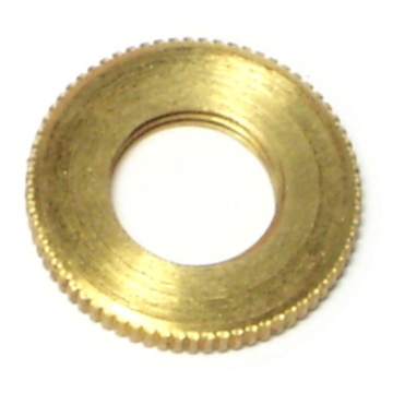 Knurl Locknut Br, 1/8IP x 3/4